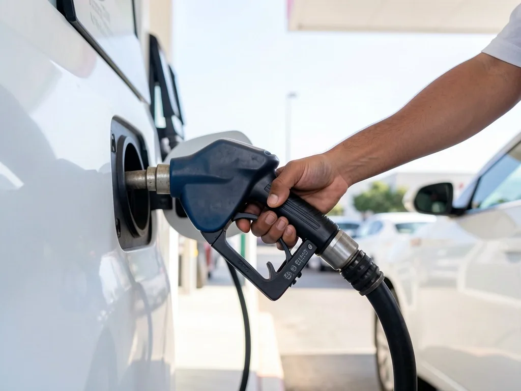 Surtidor de combustible con tarjeta de flota para auto compartido